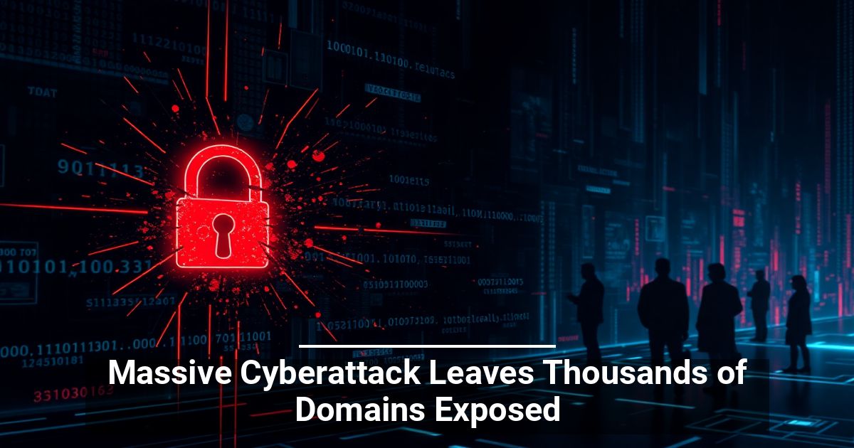 Massive Cyberattack Leaves Thousands of Domains Exposed