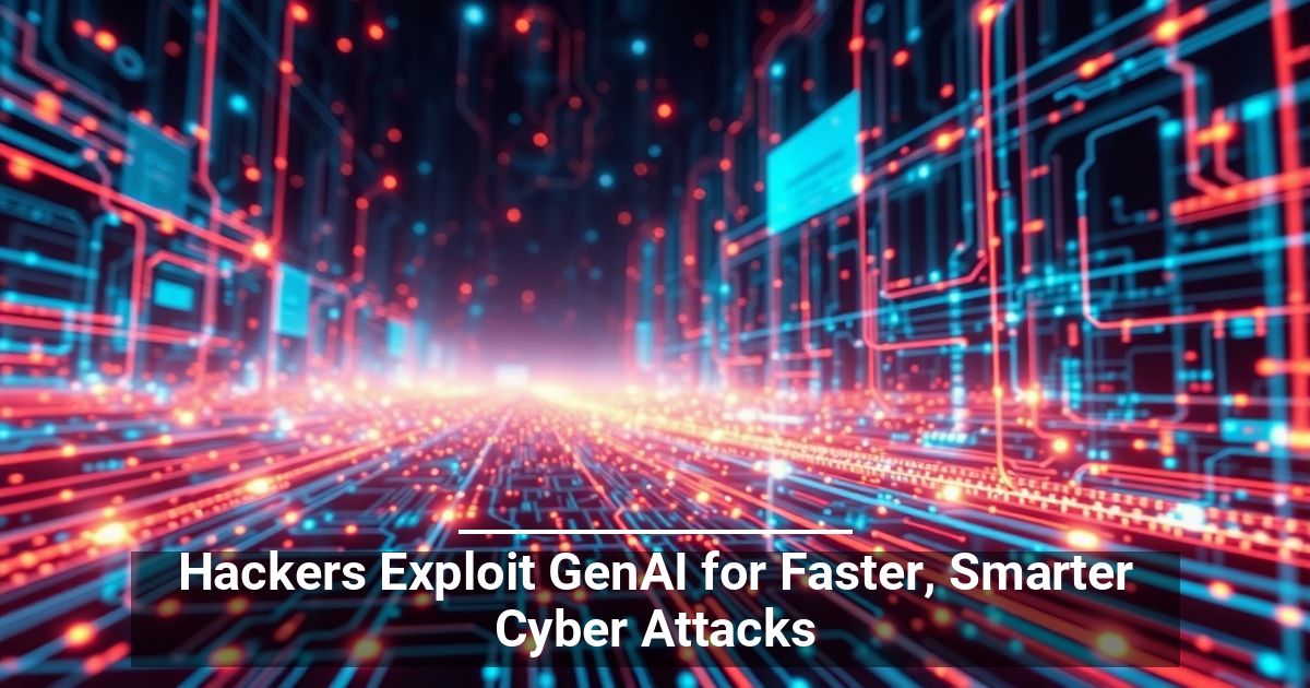 Hackers Exploit GenAI for Faster, Smarter Cyber Attacks